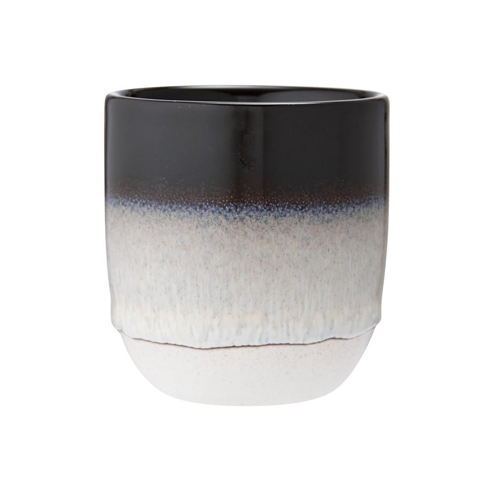 Černo-bílý kameninový hrnek Ladelle Cafe, 300 ml Černo-bílý kameninový hrnek Ladelle Cafe, 300 ml