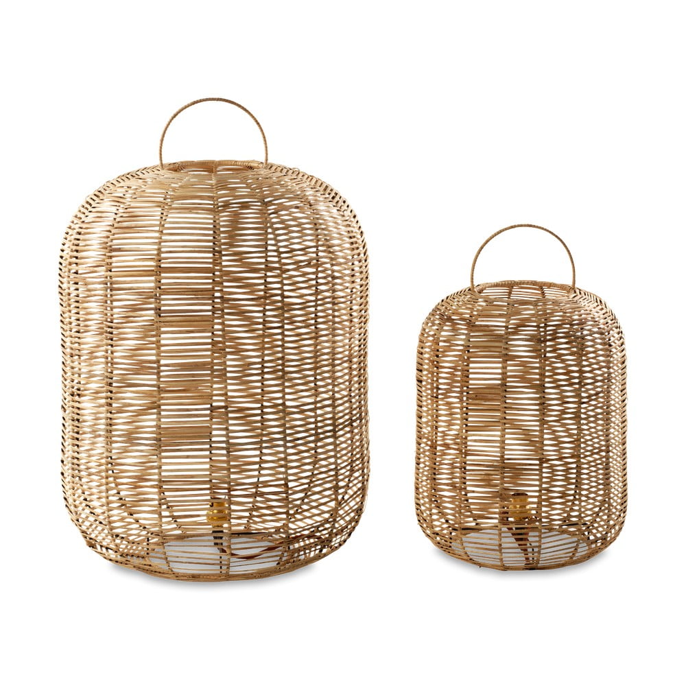 Stolní proutěná lampa Nkuku Noko, výška 65 cm - Obrázek 2