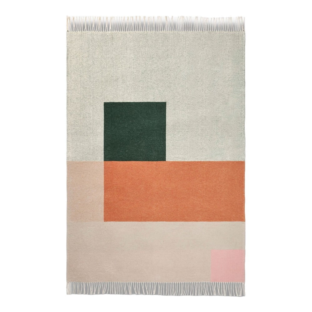 Deka v zeleno-cihlové barvě 125×190 cm Brick – Mette Ditmer Denmark Deka v zeleno-cihlové barvě 125×190 cm Brick – Mette Ditmer Denmark