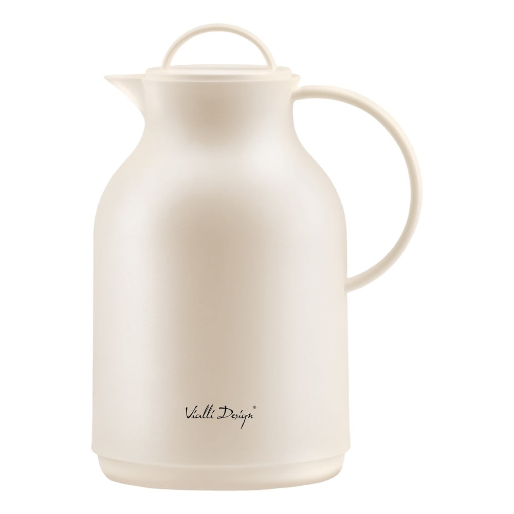 Béžová termoska Vialli Design, 1 l Béžová termoska Vialli Design, 1 l