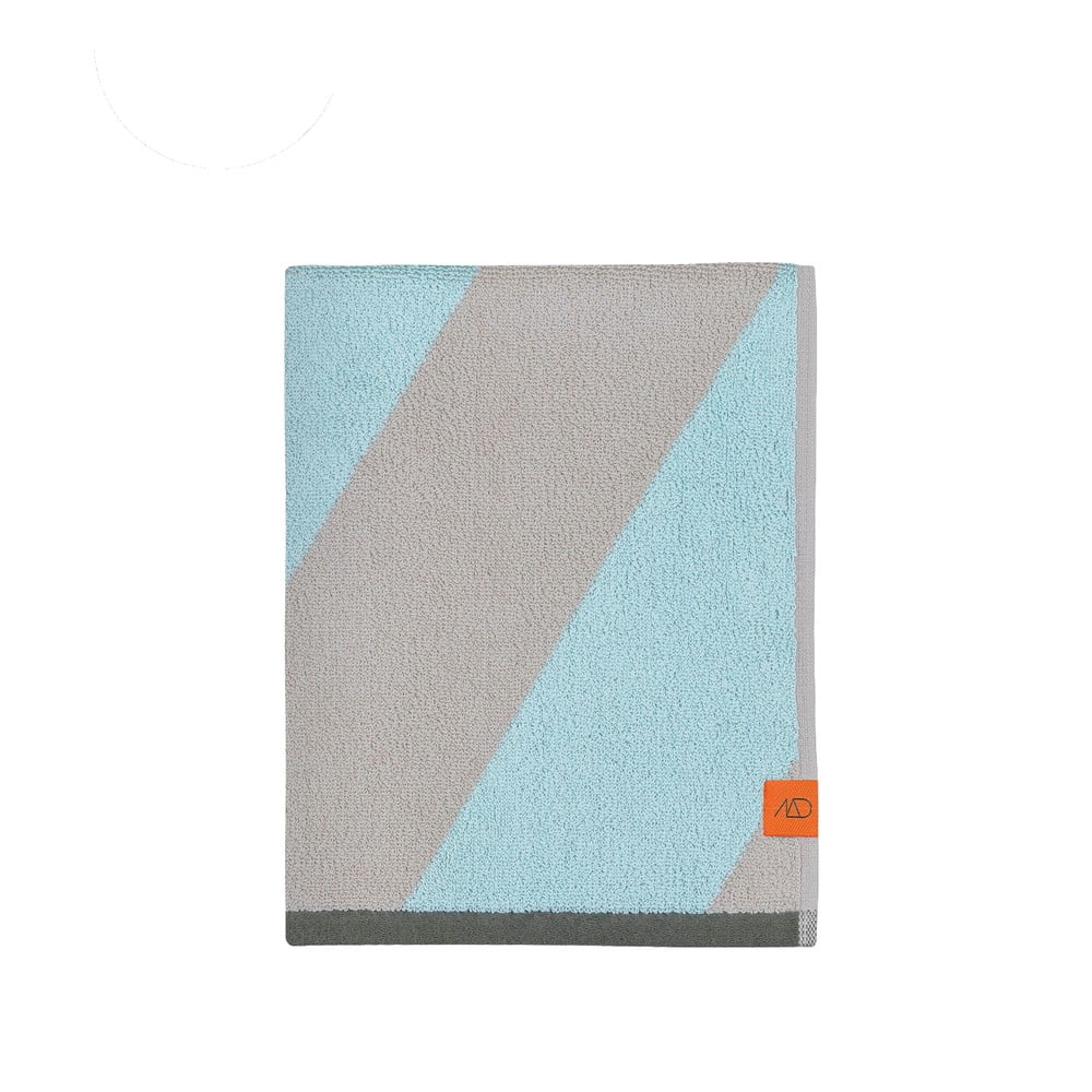 Froté ručník z bio bavlny v mentolové barvě 50×90 cm Diagonal – Mette Ditmer Denmark Froté ručník z bio bavlny v mentolové barvě 50×90 cm Diagonal – Mette Ditmer Denmark