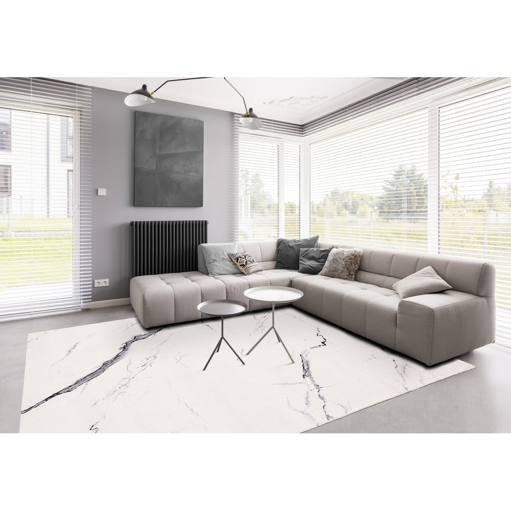 Krémový vlněný koberec 160x240 cm Marble – Agnella - Obrázek 2