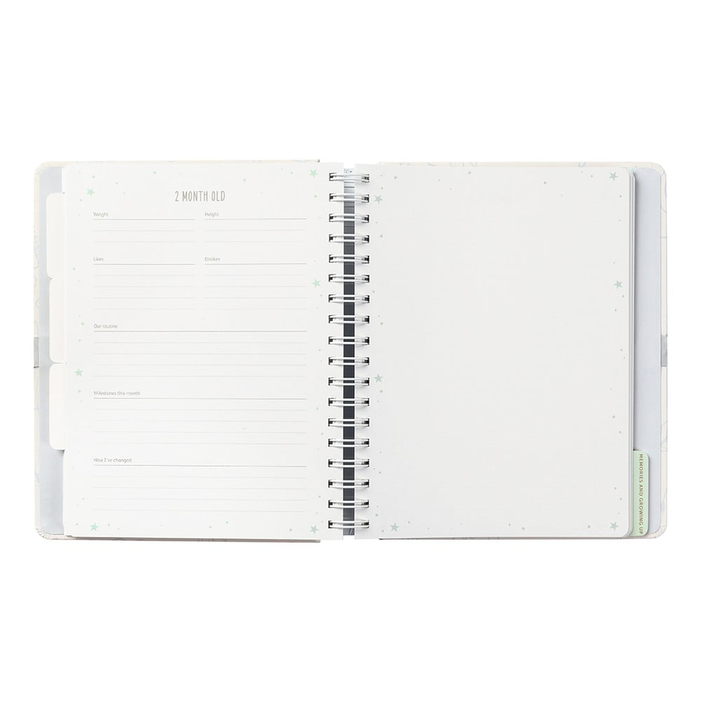 Deník pro miminko 98 str. Blue – Busy B - Obrázek 2