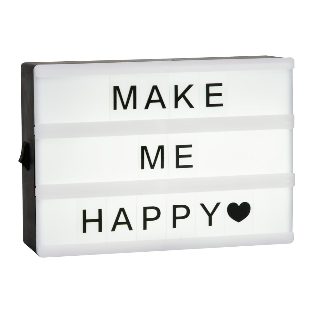 Bílá LED lucerna (výška 10,5 cm) – Hilight - Obrázek 2