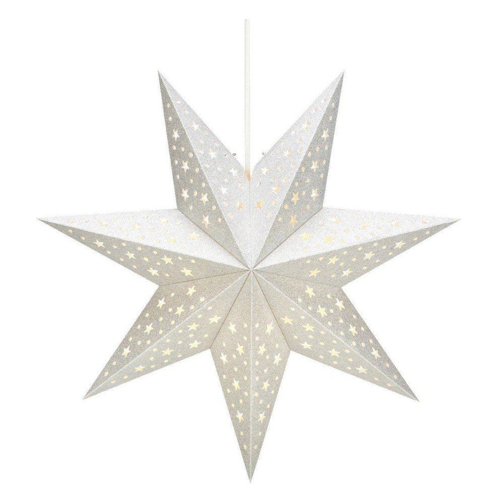 Světelná dekorace s vánočním motivem ve stříbrné barvě ø 45 cm Solvalla – Markslöjd Světelná dekorace s vánočním motivem ve stříbrné barvě ø 45 cm Solvalla – Markslöjd