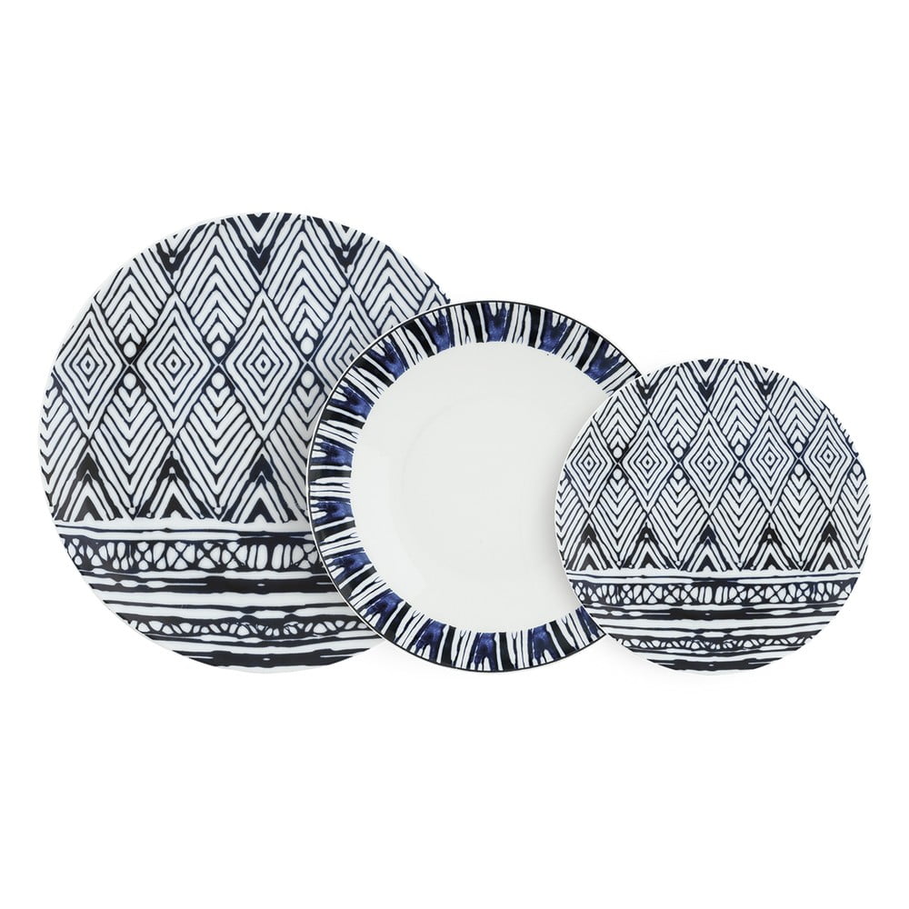 18dílná sada porcelánového nádobí Villa Altachiara Acai 18dílná sada porcelánového nádobí Villa Altachiara Acai