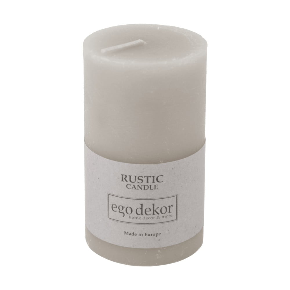 Hnědá svíčka Rustic candles by Ego dekor Rust, doba hoření 38 h Hnědá svíčka Rustic candles by Ego dekor Rust, doba hoření 38 h