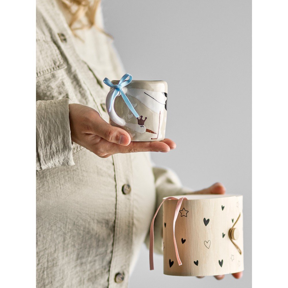 Béžový hrnek z kameniny 225 ml Bambino – Bloomingville Mini - Obrázek 2