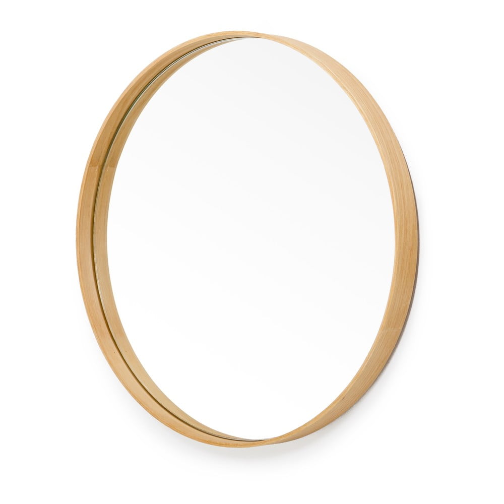 Nástěnné zrcadlo s rámem z dubového dřeva Wireworks Glance, ø 45 cm - Obrázek 2