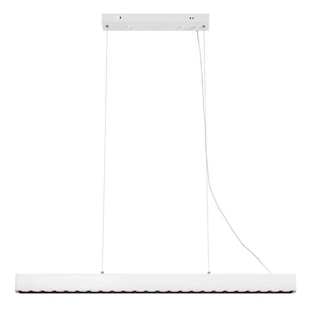 Bílé LED závěsné svítidlo s kovovým stínidlem Plano – Markslöjd Bílé LED závěsné svítidlo s kovovým stínidlem Plano – Markslöjd