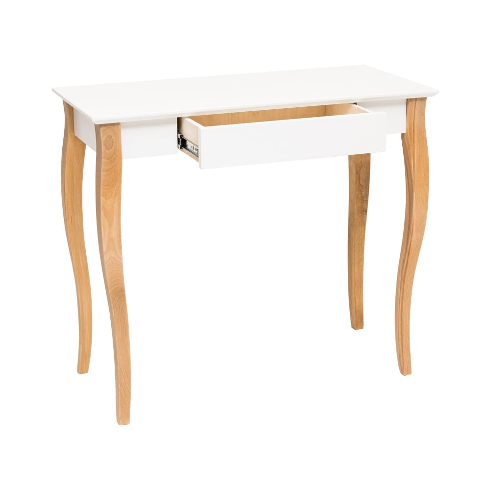 Bílý psací stůl Ragaba Lillo, délka 85 cm - Obrázek 2