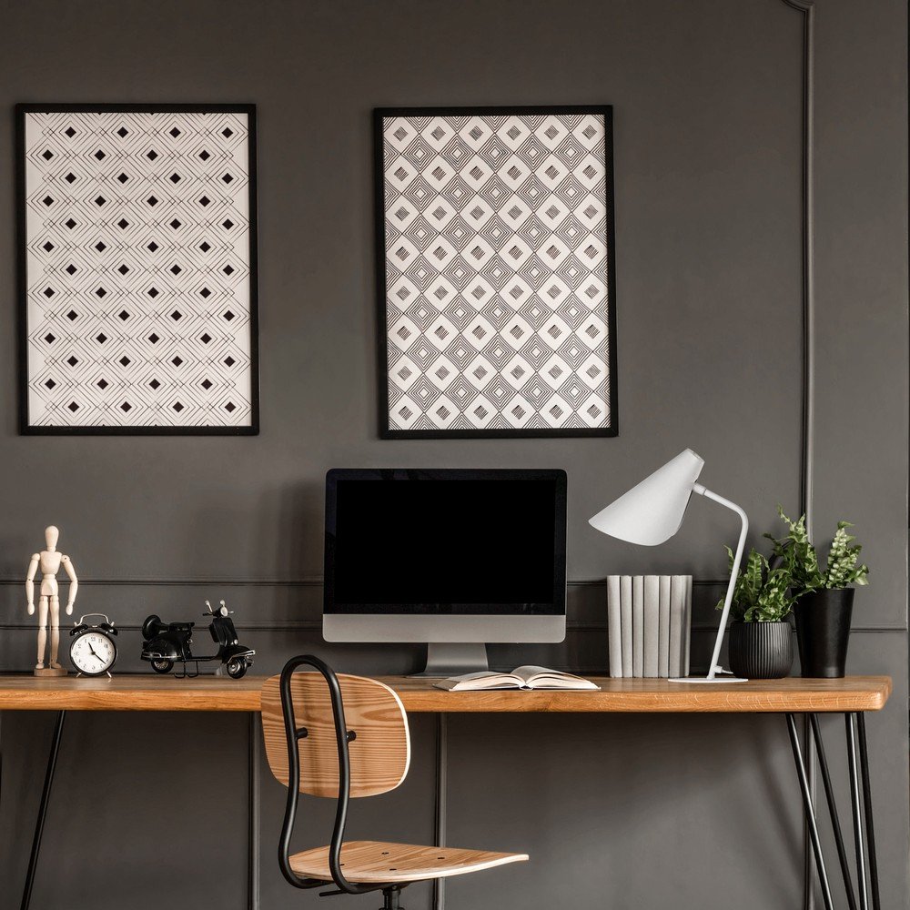 Bílá stolní lampa SULION Lisboa, výška 45 cm - Obrázek 2