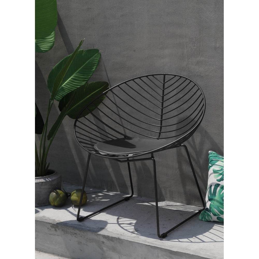 Sada 2 černých zahradních židlí Bonami Selection Coco - Obrázek 2