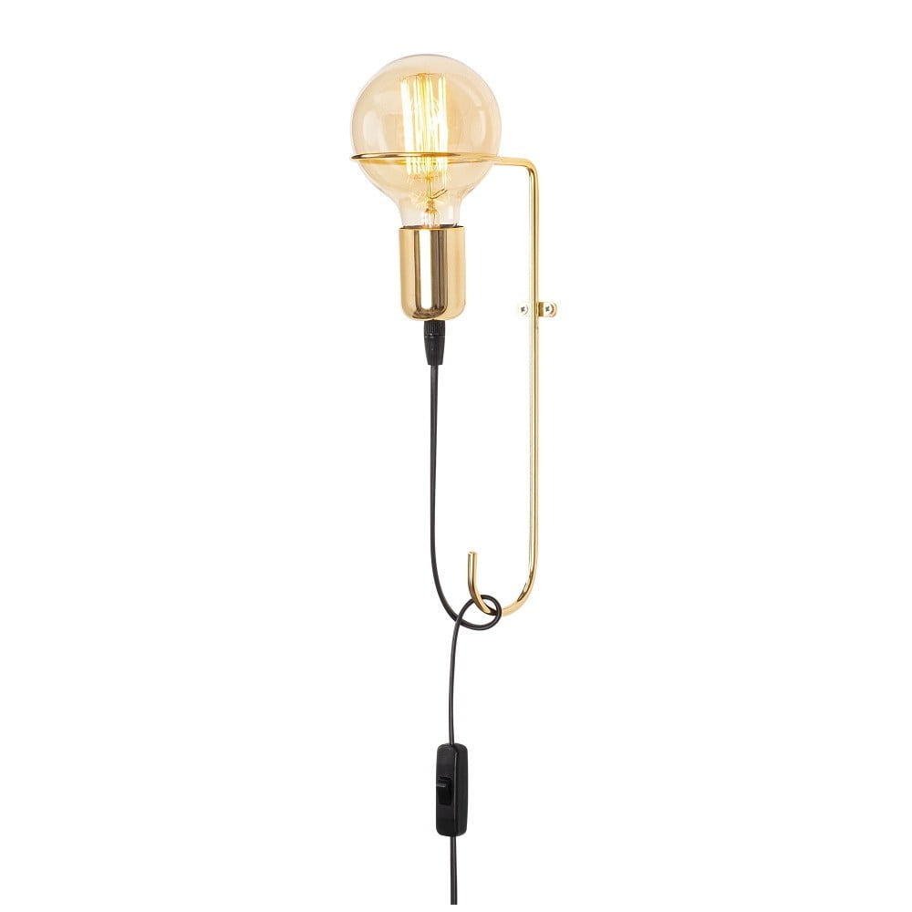 Kovové nástěnné svítidlo ve zlaté barvě Opviq lights Rodopi - Obrázek 2