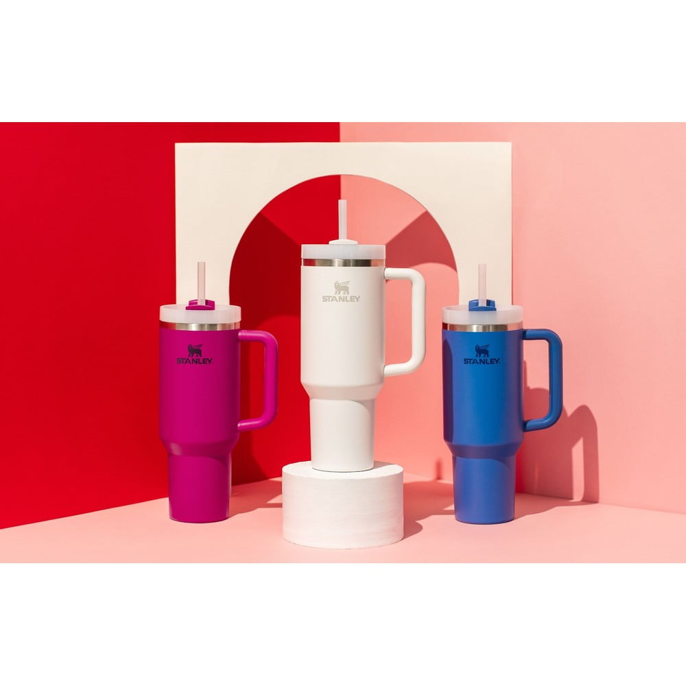 Bílá termoska 1,18 l Quencher H2.O FlowState Tumbler Frost – Stanley - Obrázek 2