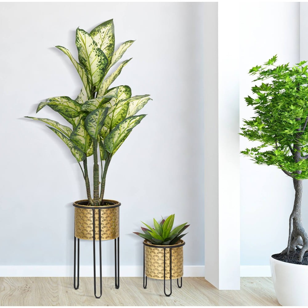 Sada 2 stojanů na květináč ve zlaté barvě Mauro Ferretti Glissy, výška 40 cm - Obrázek 2