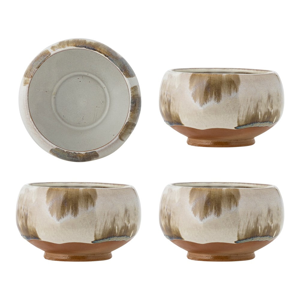 Misky v sadě 4 ks z kameniny 400 ml Jade – Bloomingville Misky v sadě 4 ks z kameniny 400 ml Jade – Bloomingville