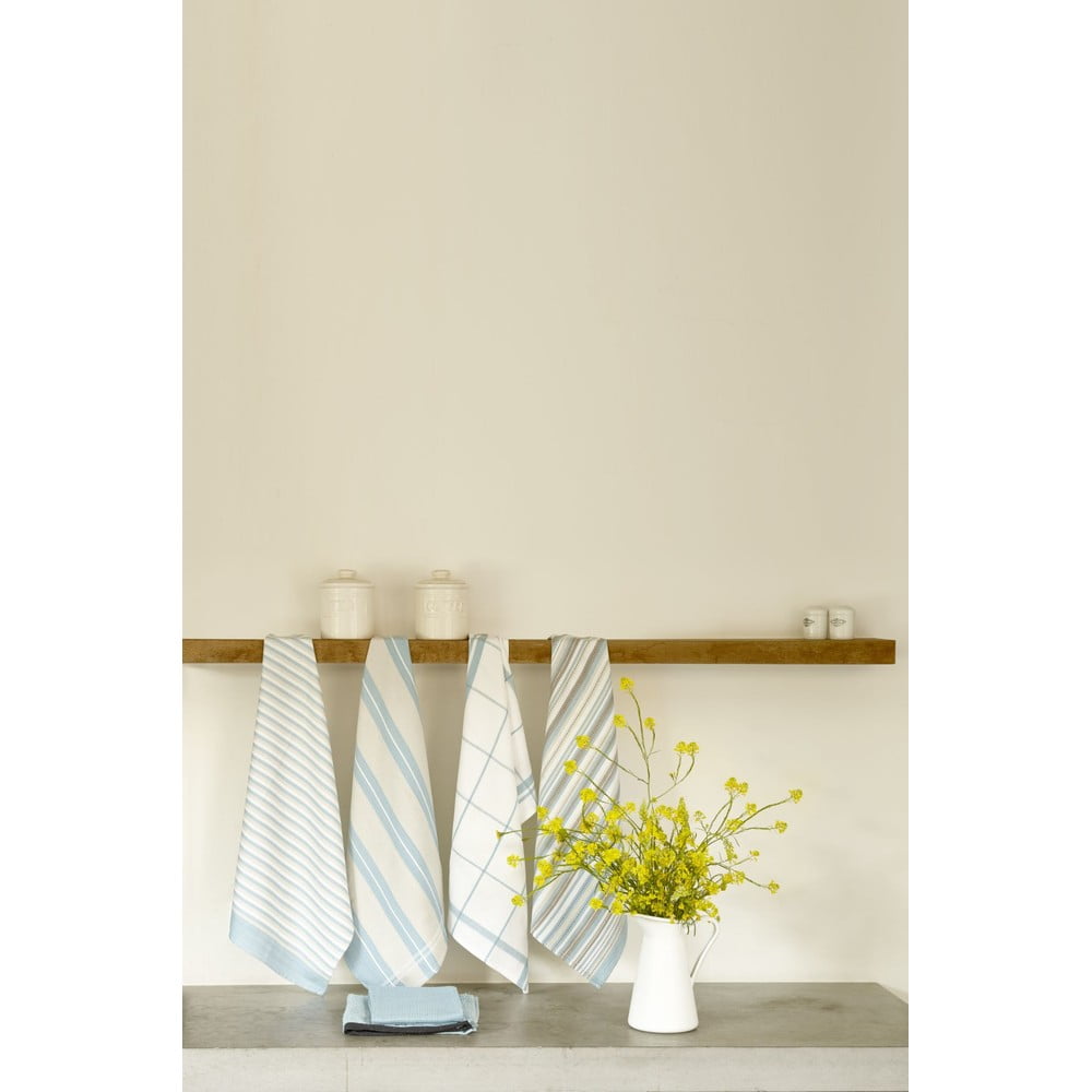 Sada 5 lososově růžových bavlněných utěrek Tiseco Home Studio, 50 x 70 cm - Obrázek 2