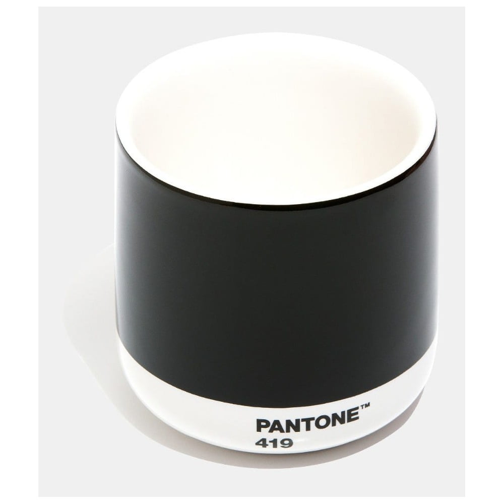 Černý keramický hrnek 175 ml Cortado Black 419 – Pantone - Obrázek 2