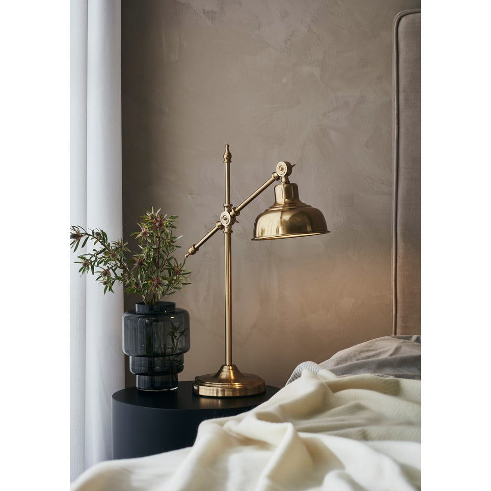 Stolní lampa ve zlaté barvě Markslöjd Grimstad - Obrázek 2