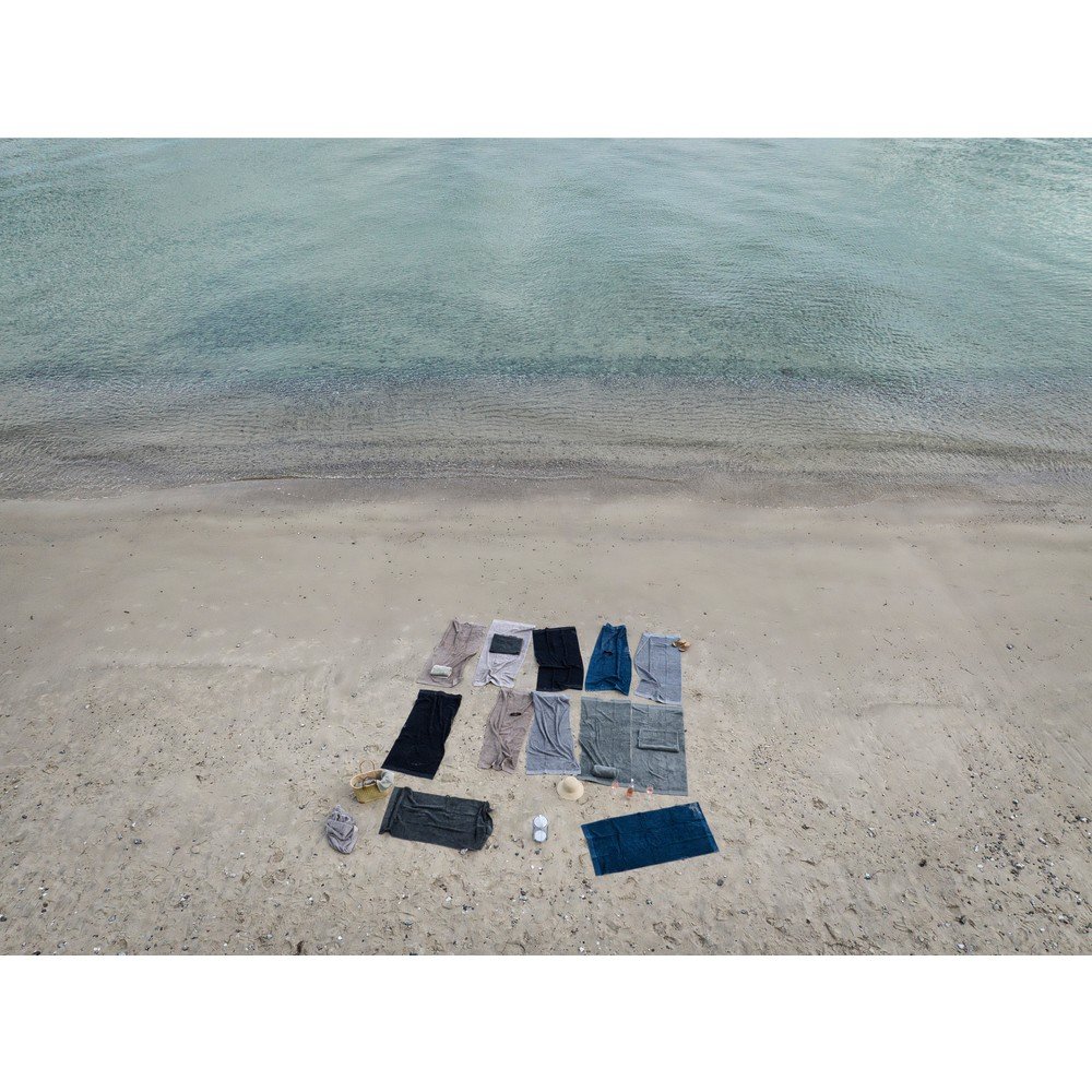 Tmavě modrá osuška Zone Classic, 70 x 140 cm - Obrázek 2