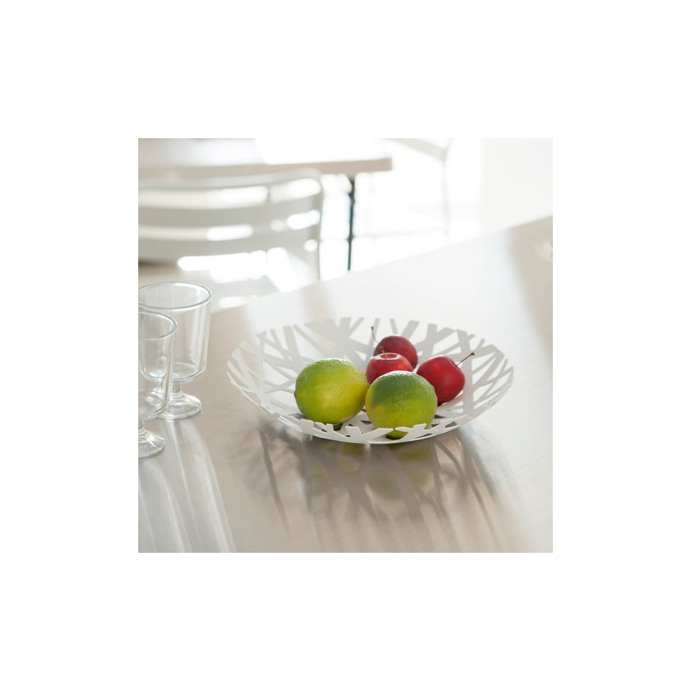 Bílá mísa na ovoce YAMAZAKI Tower, ø 26 cm - Obrázek 2