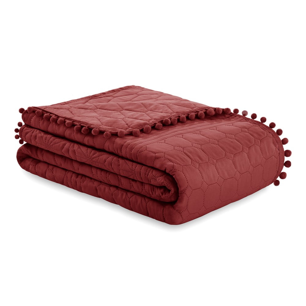 Červený přehoz 170x210 cm Meadore – AmeliaHome - Obrázek 2