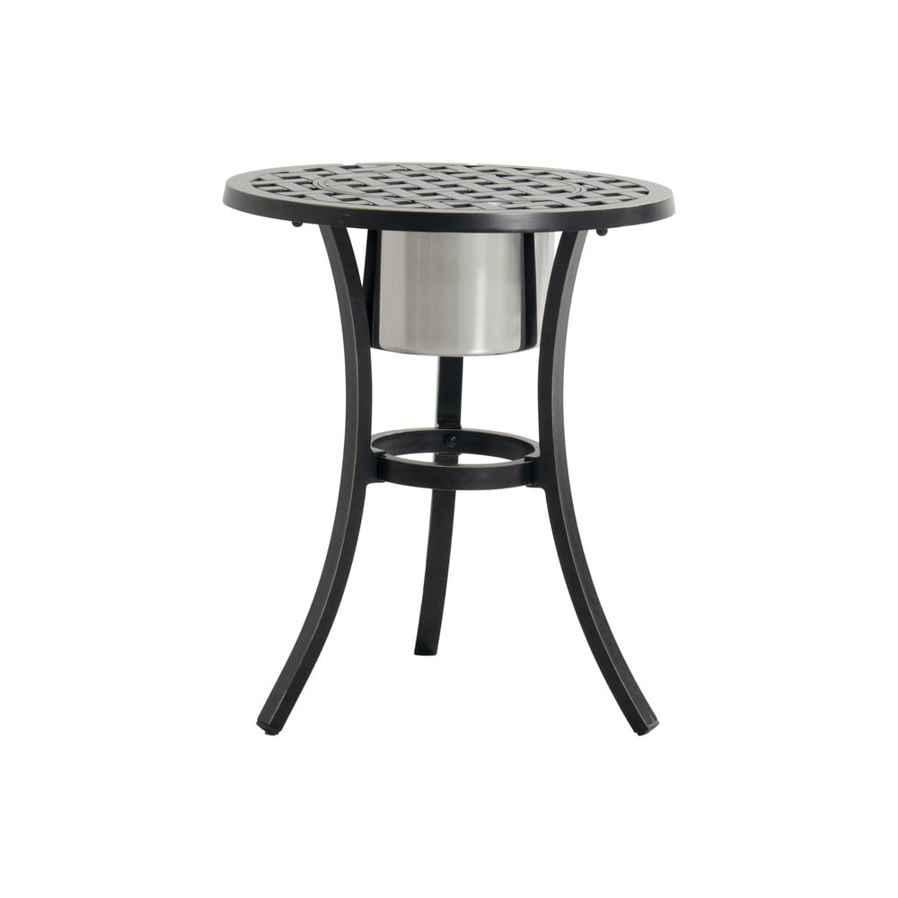 Hliníkový kulatý zahradní odkládací stolek ø 54,5 cm Rosario – Hartman Hliníkový kulatý zahradní odkládací stolek ø 54,5 cm Rosario – Hartman