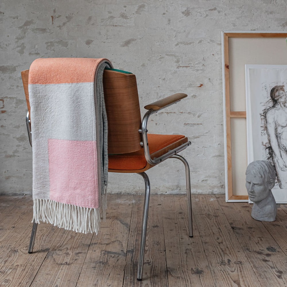 Deka v zeleno-cihlové barvě 125x190 cm Brick – Mette Ditmer Denmark - Obrázek 2