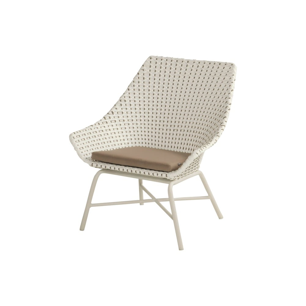 Krémově bílé zahradní křeslo Hartman Delphine - Obrázek 2