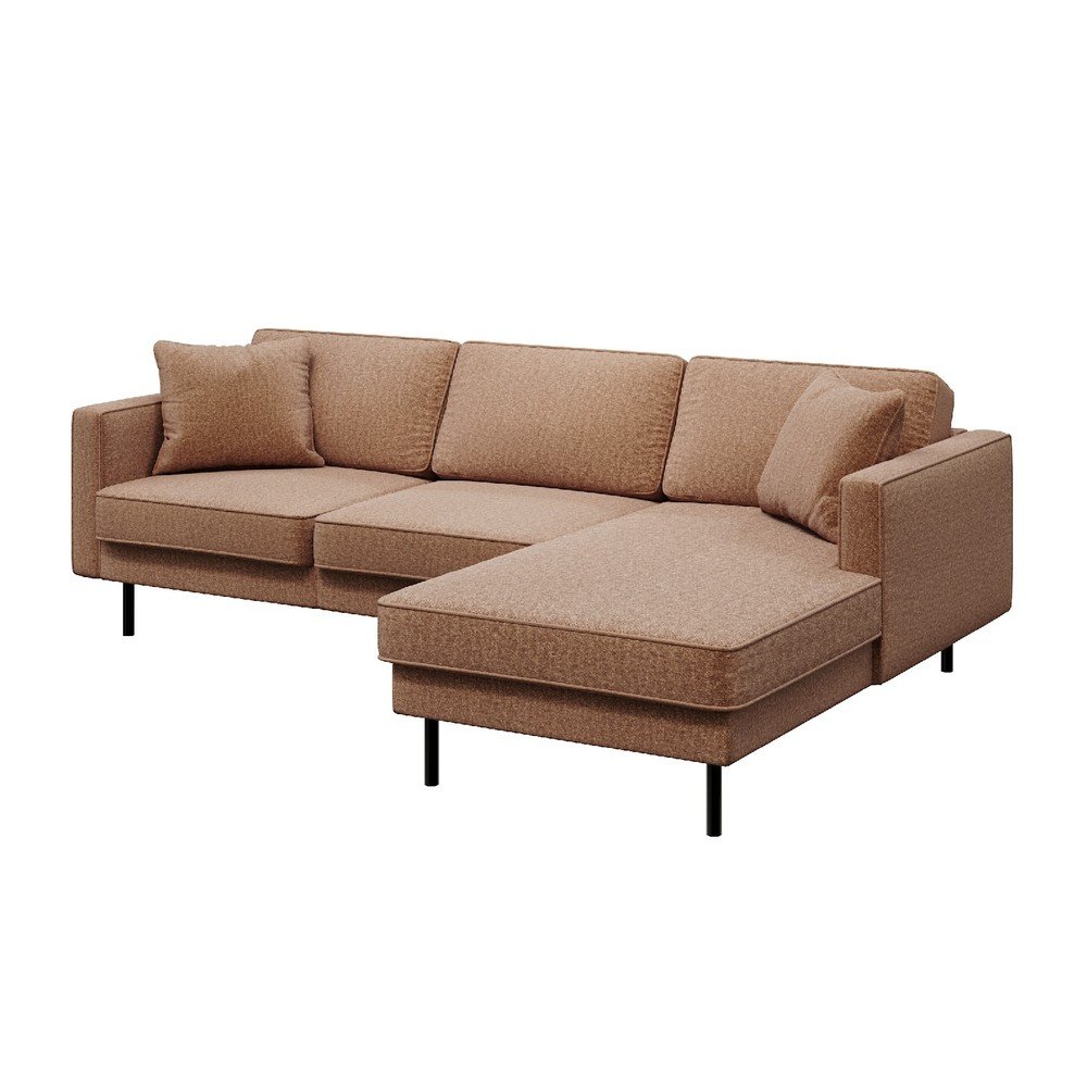 Jílově hnědá rohová pohovka MESONICA Kobo, pravý roh - Obrázek 2