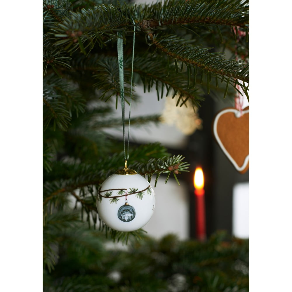 Porcelánová závěsná vánoční ozdoba Kähler Design Hammershøi - Obrázek 2