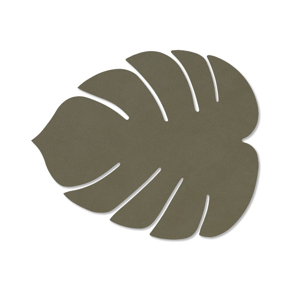 Prostírání z eko kůže 22×26 cm Monstera Leaf Nupo – LIND DNA Prostírání z eko kůže 22×26 cm Monstera Leaf Nupo – LIND DNA