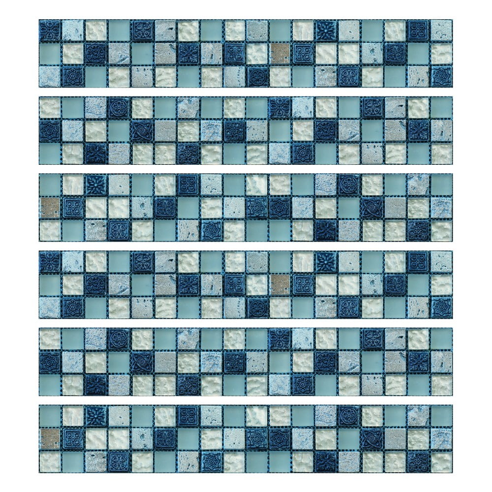 Sada 6 samolepek na zeď Ambiance Friezes, 5 x 30 cm - Obrázek 2