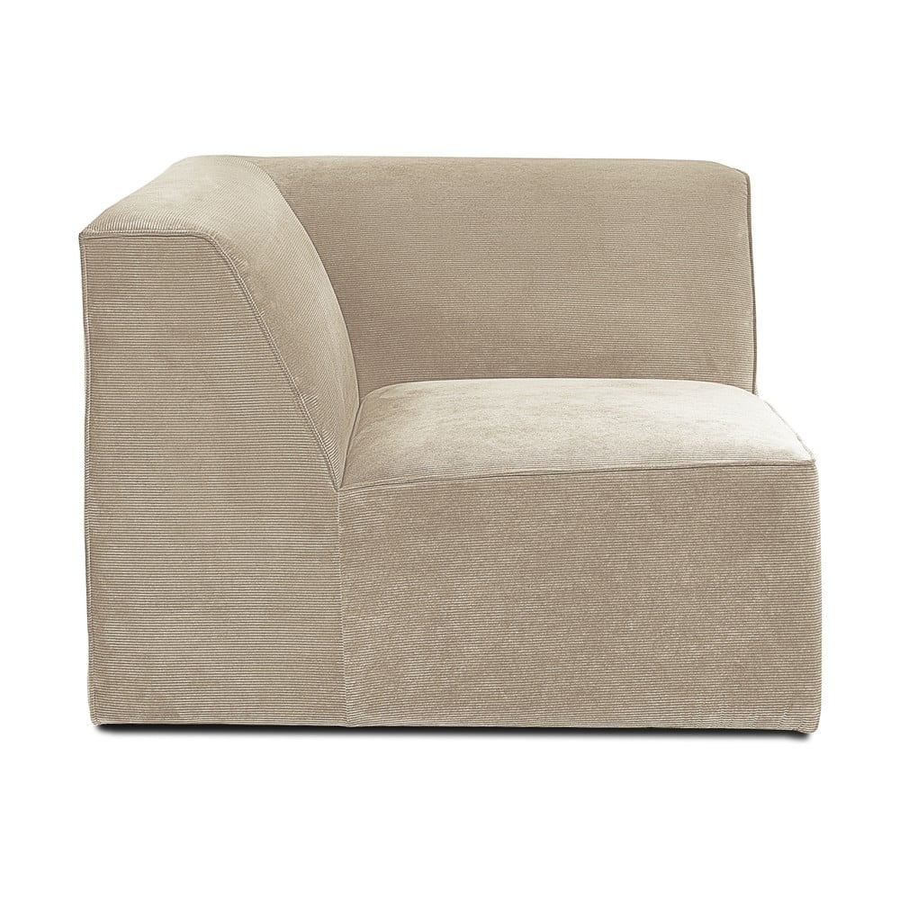 Béžový manšestrový modul pohovky Sting – Scandic Béžový manšestrový modul pohovky Sting – Scandic