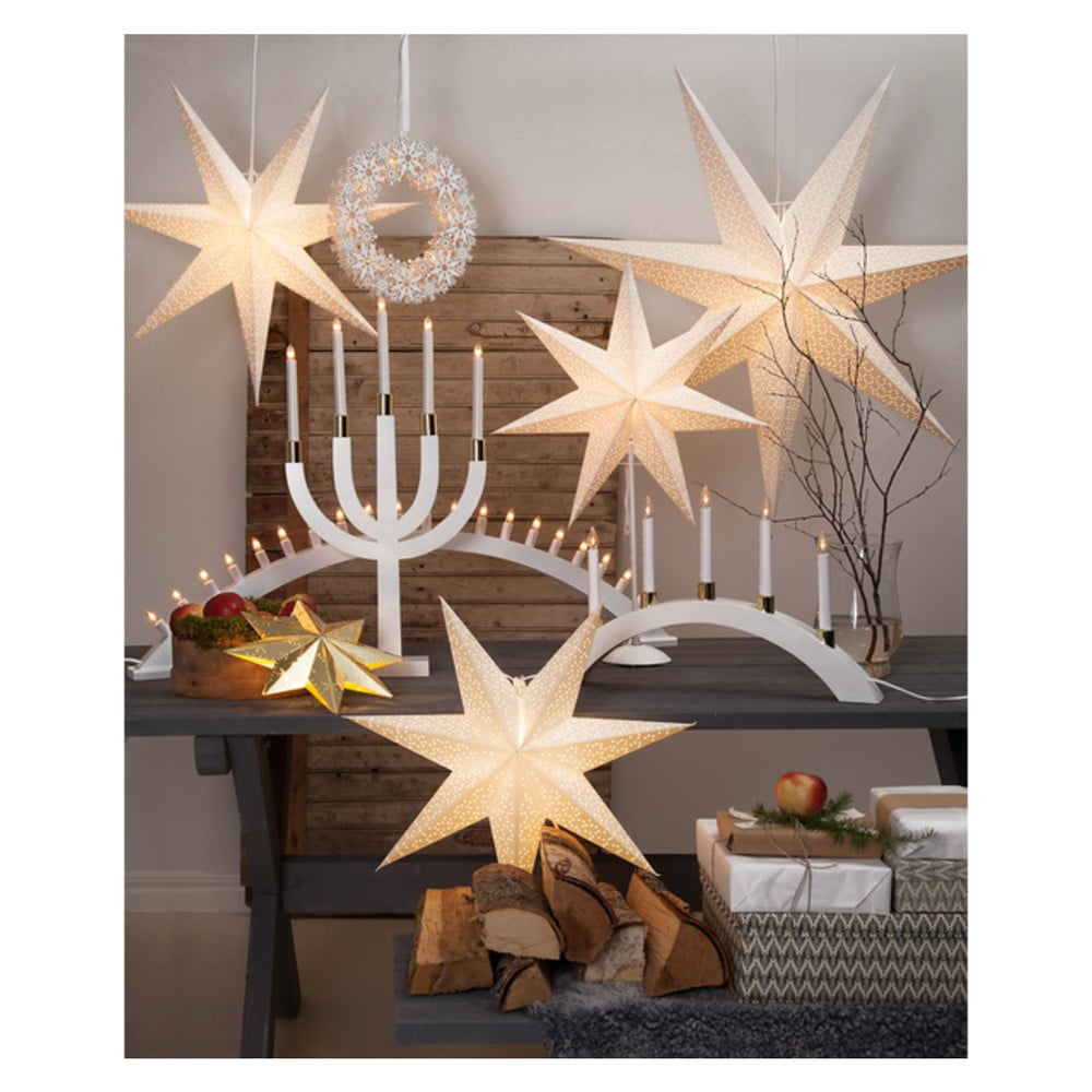 Bílá světelná dekorace Star Trading Dot, Ø 70 cm - Obrázek 2