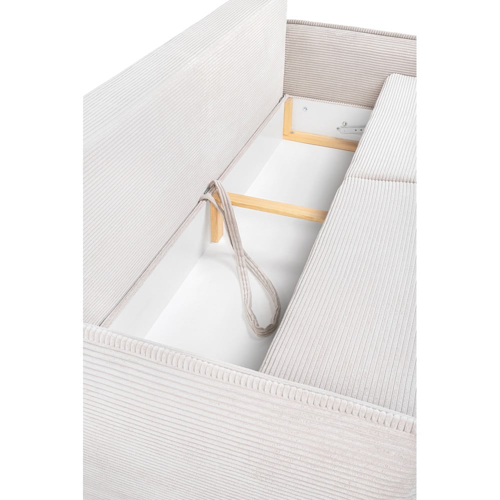 Béžová manšestrová rozkládací pohovka 218 cm Tori – Bonami Selection - Obrázek 2