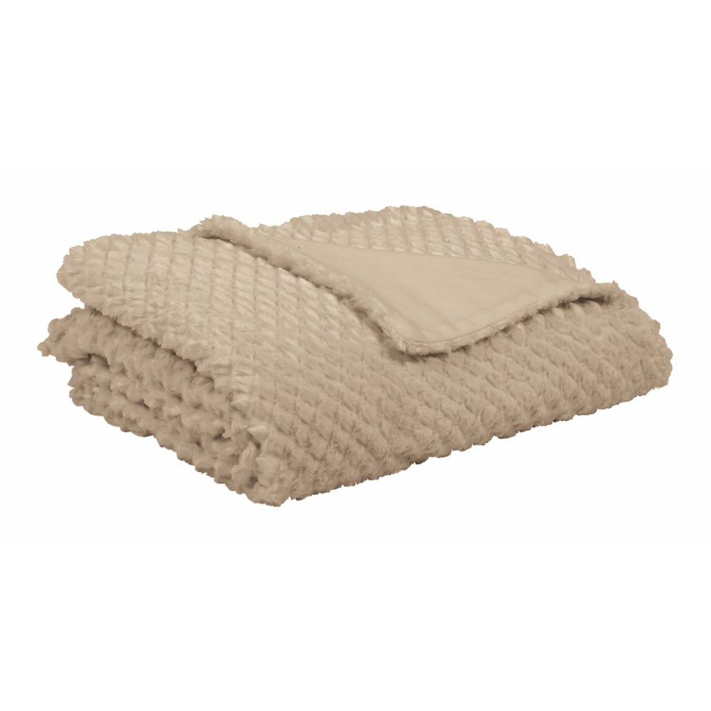 Pískově hnědý pléd Tiseco Home Studio Pine, 150 x 200 cm Pískově hnědý pléd Tiseco Home Studio Pine, 150 x 200 cm