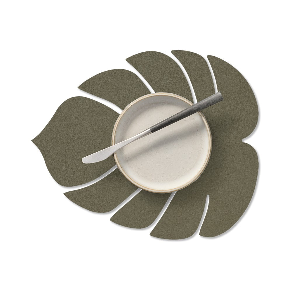 Prostírání z eko kůže 22x26 cm Monstera Leaf Nupo – LIND DNA - Obrázek 2