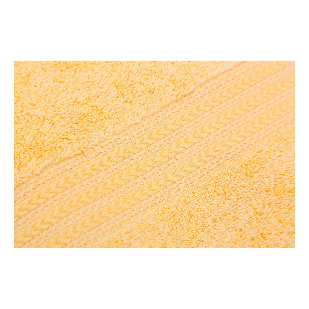 Žlutý ručník z čisté bavlny Foutastic, 30 x 50 cm - Obrázek 2