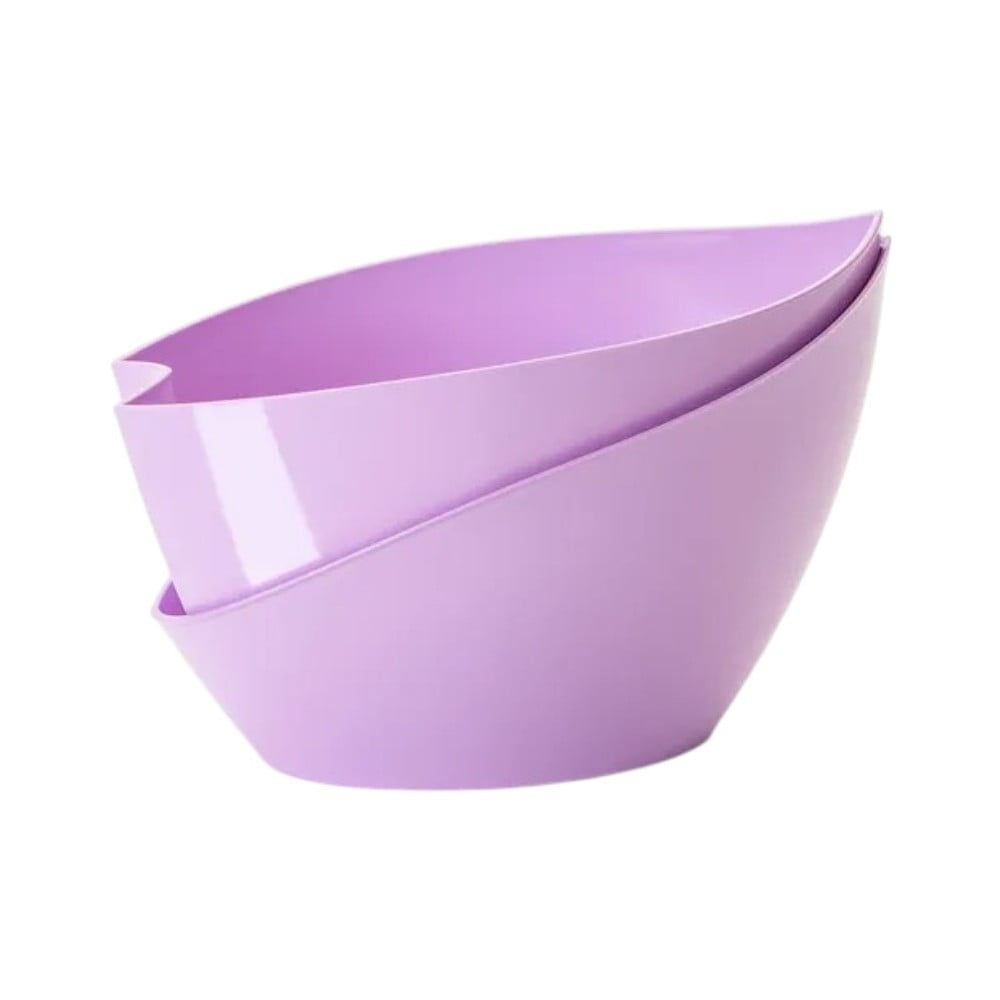 Pastelově fialový samozavlažovací květináč Plastia Doppio Pastelově fialový samozavlažovací květináč Plastia Doppio