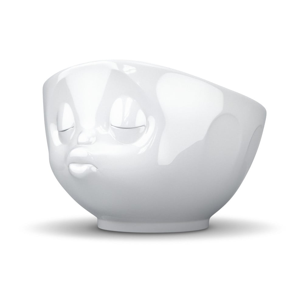 Bílá porcelánová líbající miska 58products - Obrázek 2