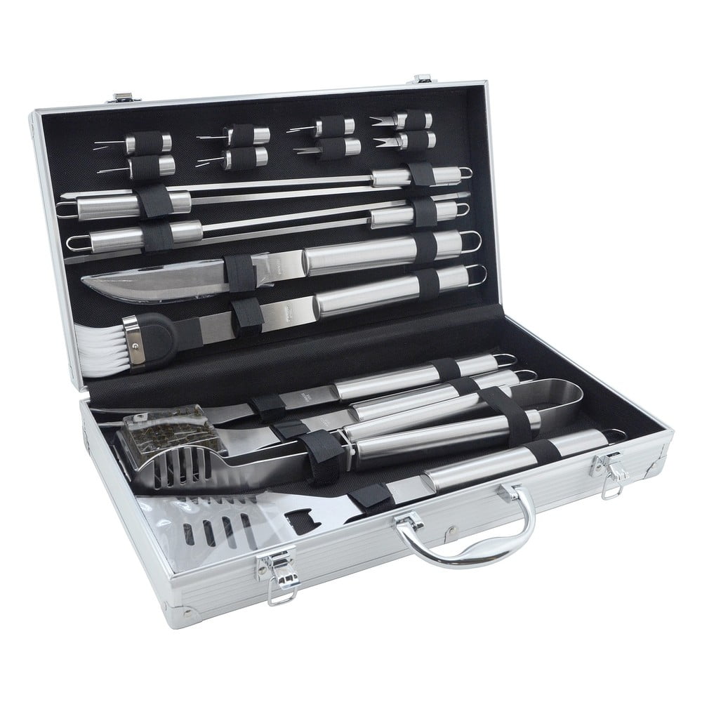 Set 18 kusů grilovacího nářadí v kufříku Cattara Alu Set 18 kusů grilovacího nářadí v kufříku Cattara Alu