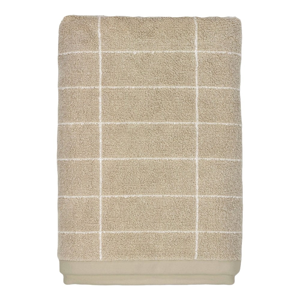 Béžový bavlněný ručník 50×100 cm Tile Stone – Mette Ditmer Denmark Béžový bavlněný ručník 50×100 cm Tile Stone – Mette Ditmer Denmark