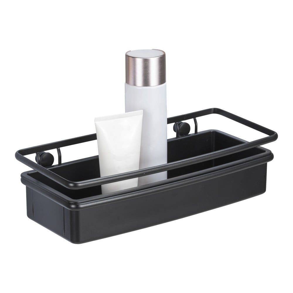 Černá sprchová police Wenko Molinella, 30 x 9 cm - Obrázek 2