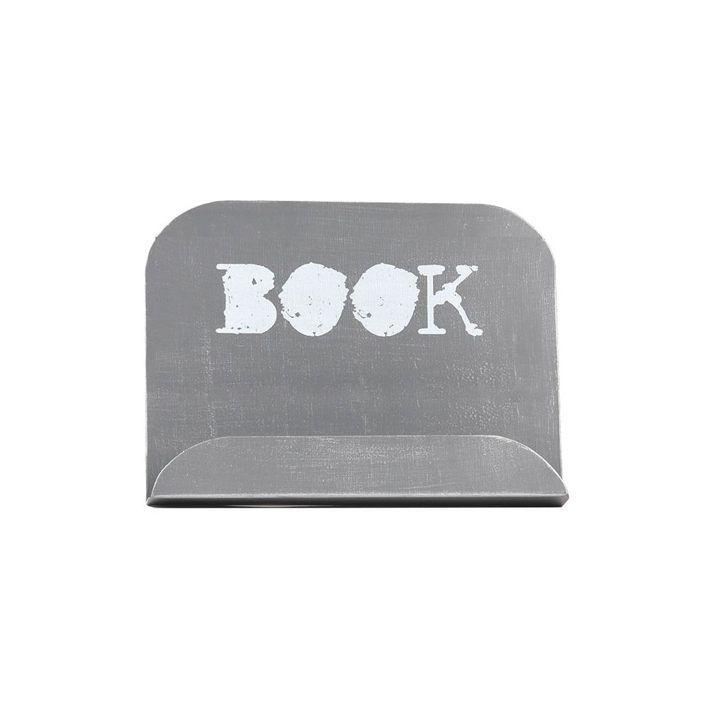 Šedý kovový stojan na knížku LABEL51 - Obrázek 2
