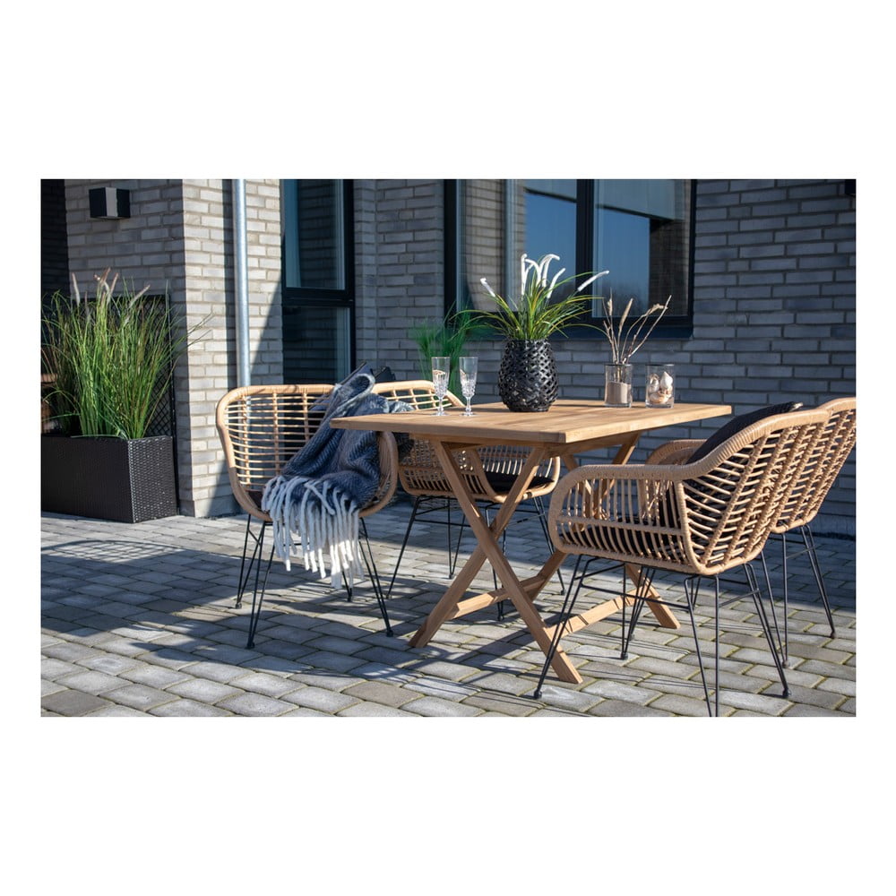 Set 2 zahradních křesel z umělého ratanu House Nordic Trieste - Obrázek 2