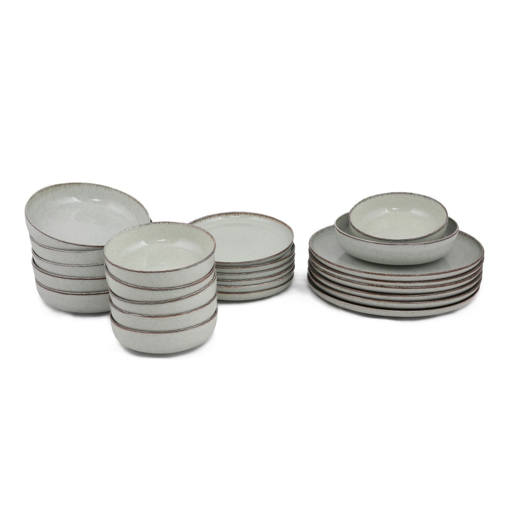 24dílná sada zeleného porcelánového nádobí Kütahya Porselen Pearl - Obrázek 2