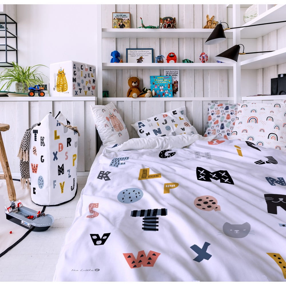 Bavlněné dětské povlečení Butter Kings ABCD, 100 x 130 cm - Obrázek 2