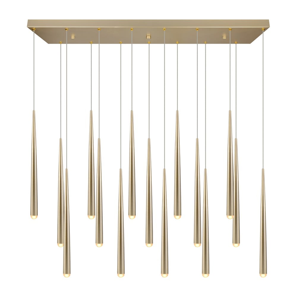 LED závěsné svítidlo ve zlaté barvě Cala – Trio Select LED závěsné svítidlo ve zlaté barvě Cala – Trio Select